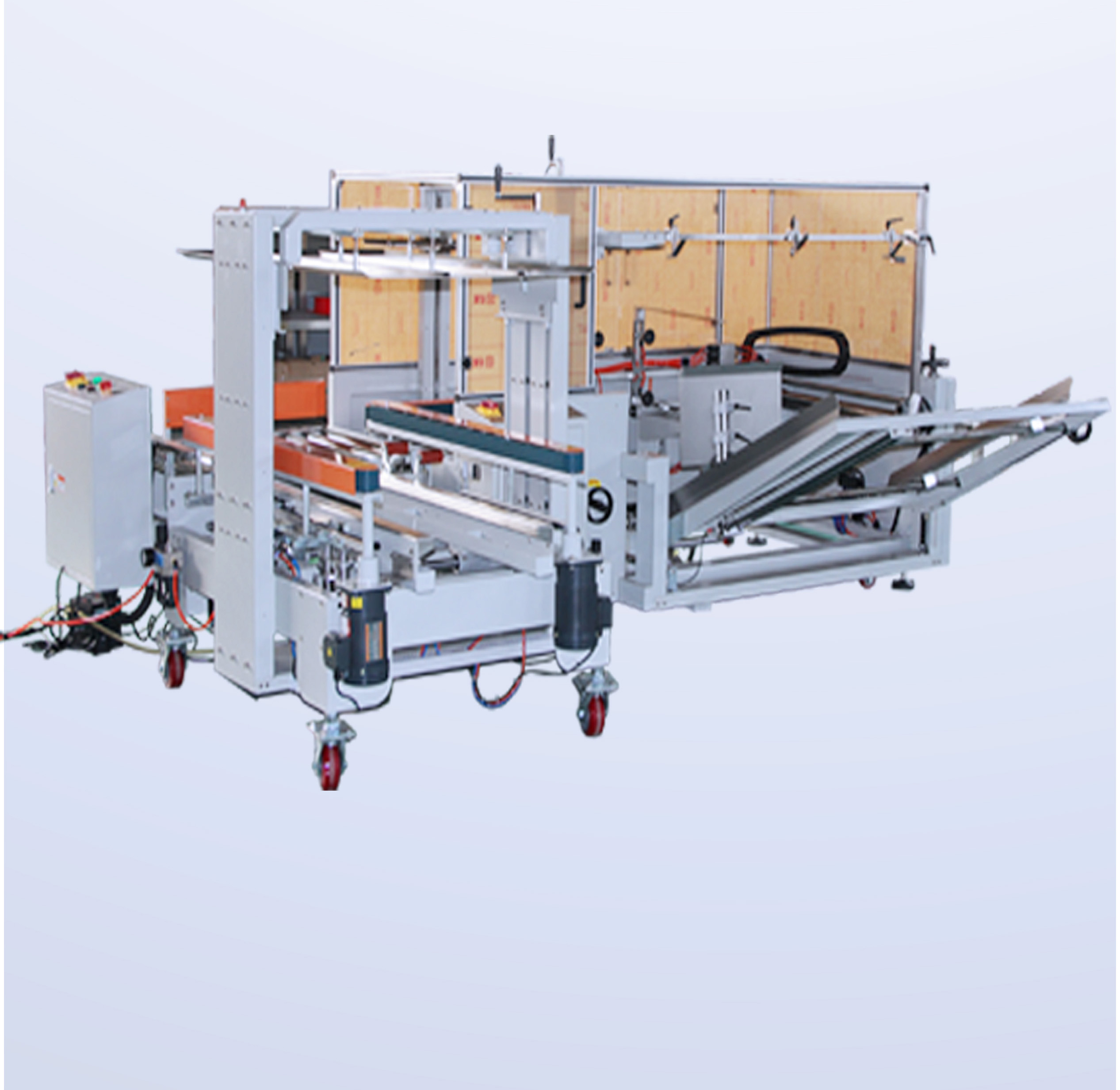 瑞德蘭廠(chǎng)家 開(kāi)箱封底一體機(jī) 小型紙箱成型流水線(xiàn)_包裝機(jī)械欄目_機(jī)電之